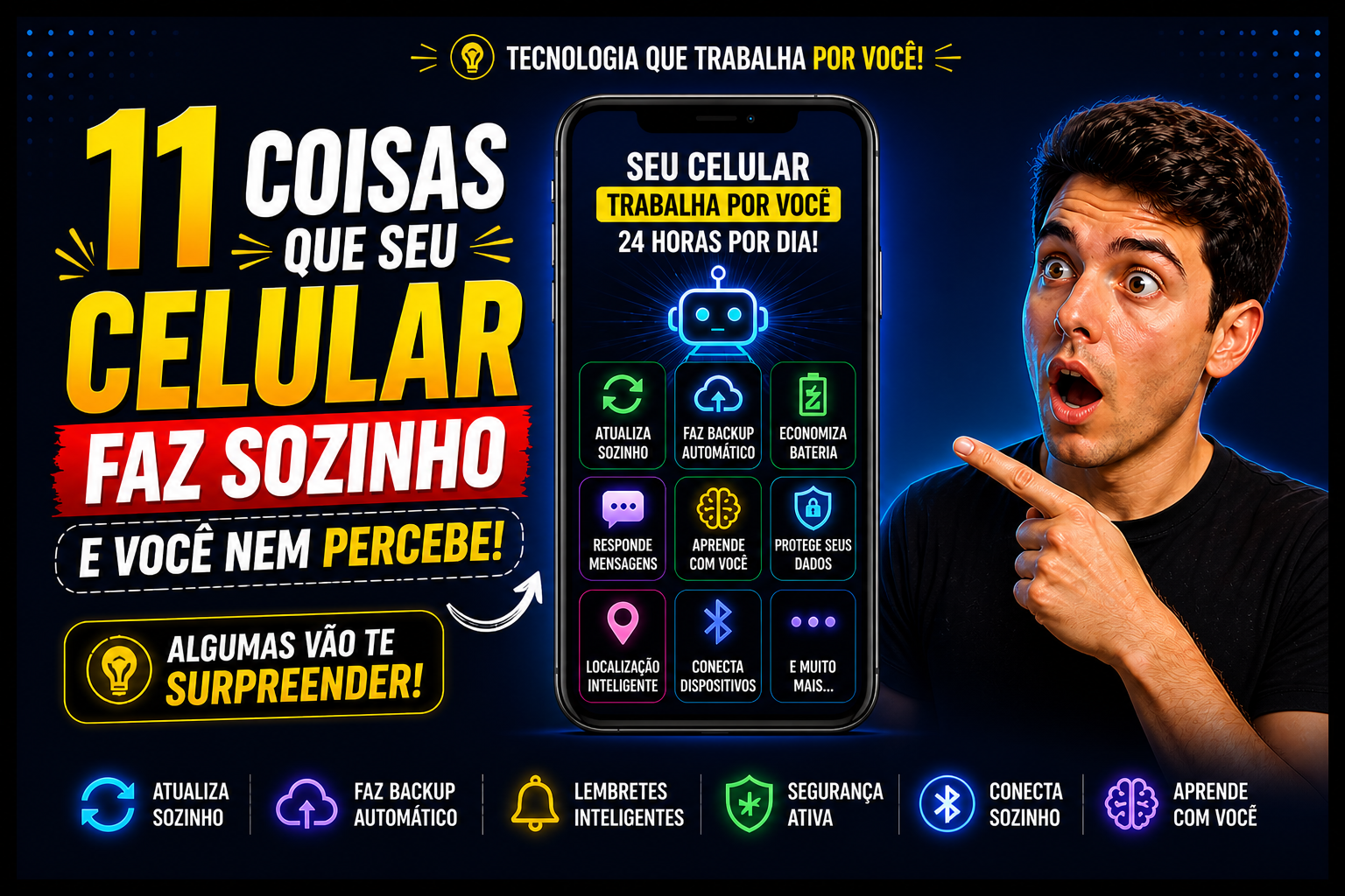 11 funções que seu celular faz sozinho (e você provavelmente não sabia)